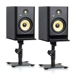Пара настольных стоек для студийных мониторов Gator Frameworks GFWSPKSTMNDSK Desktop Studio Monitor Stand